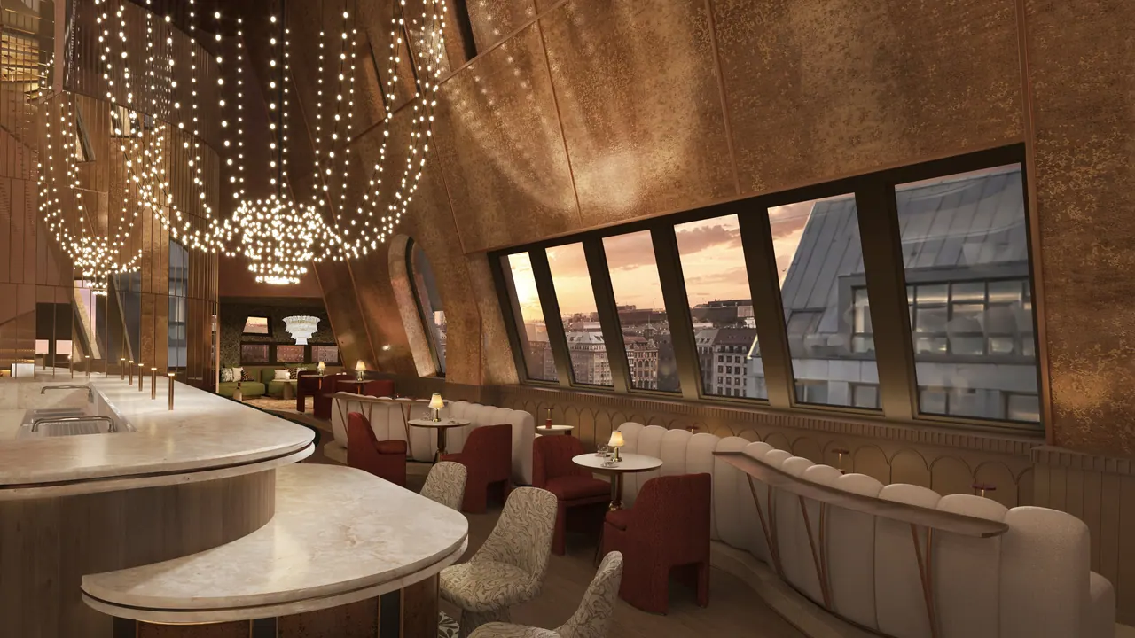 Bar in Hamburg — Ansicht, 3D-Visualisierung